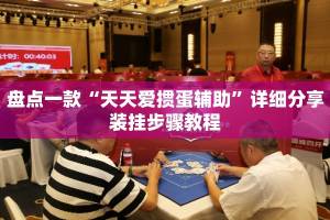 盘点一款“天天爱掼蛋辅助”详细分享装挂步骤教程