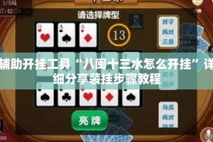 辅助开挂工具“八闽十三水怎么开挂”详细分享装挂步骤教程