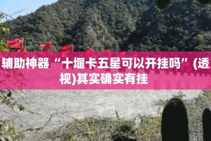 辅助神器“十堰卡五星可以开挂吗”(透视)其实确实有挂 