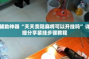 辅助神器“天天贵阳麻将可以开挂吗”详细分享装挂步骤教程