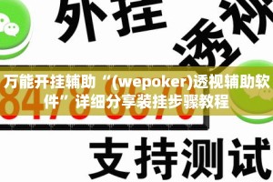 万能开挂辅助“(wepoker)透视辅助软件”详细分享装挂步骤教程