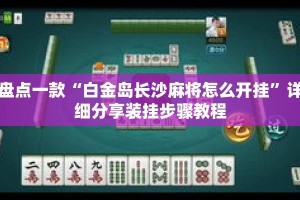 盘点一款“白金岛长沙麻将怎么开挂”详细分享装挂步骤教程