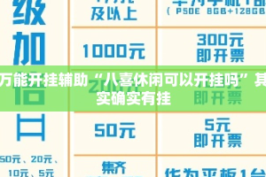 万能开挂辅助“八喜休闲可以开挂吗”其实确实有挂