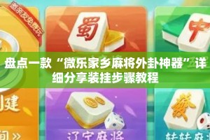 盘点一款“微乐家乡麻将外卦神器”详细分享装挂步骤教程