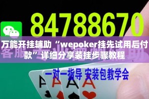 万能开挂辅助“wepoker挂先试用后付款”详细分享装挂步骤教程