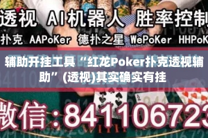 辅助开挂工具“红龙Poker扑克透视辅助”(透视)其实确实有挂 