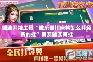 辅助开挂工具“微乐四川麻将怎么开免费的挂”其实确实有挂