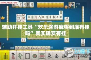辅助开挂工具“欢乐途游麻将到底有挂吗”其实确实有挂