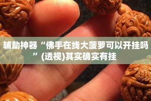 辅助神器“佛手在线大菠萝可以开挂吗”(透视)其实确实有挂 