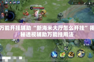万能开挂辅助“新海米大厅怎么开挂”揭秘透视辅助万能挂用法