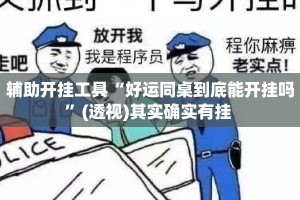 辅助开挂工具“好运同桌到底能开挂吗”(透视)其实确实有挂 