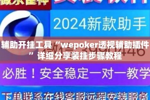 辅助开挂工具“wepoker透视辅助插件”详细分享装挂步骤教程