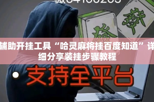 辅助开挂工具“哈灵麻将挂百度知道”详细分享装挂步骤教程