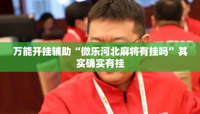 万能开挂辅助“微乐河北麻将有挂吗	”其实确实有挂