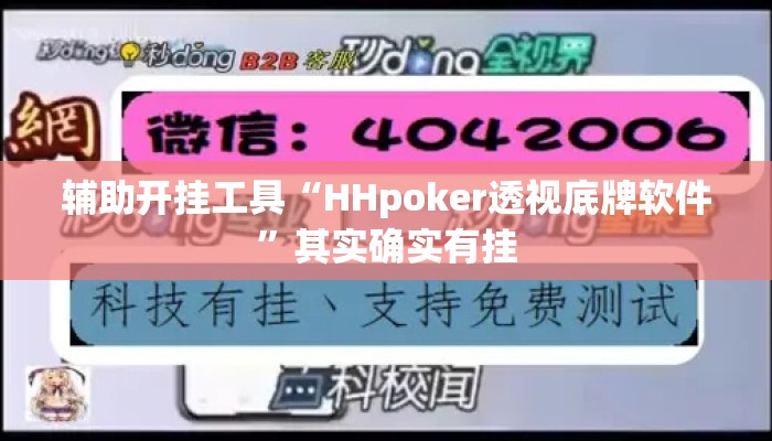 辅助开挂工具“HHpoker透视底牌软件	”其实确实有挂