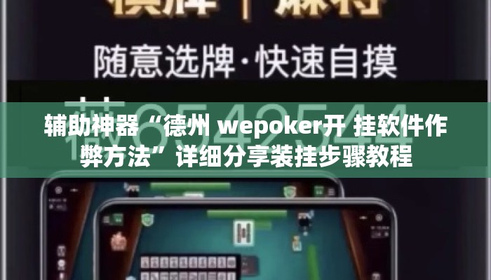 盘点一款“微乐湖南麻将小程序必赢神器免费	”详细分享装挂步骤教程