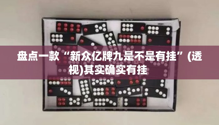 盘点一款“新众亿牌九是不是有挂	”(透视)其实确实有挂 