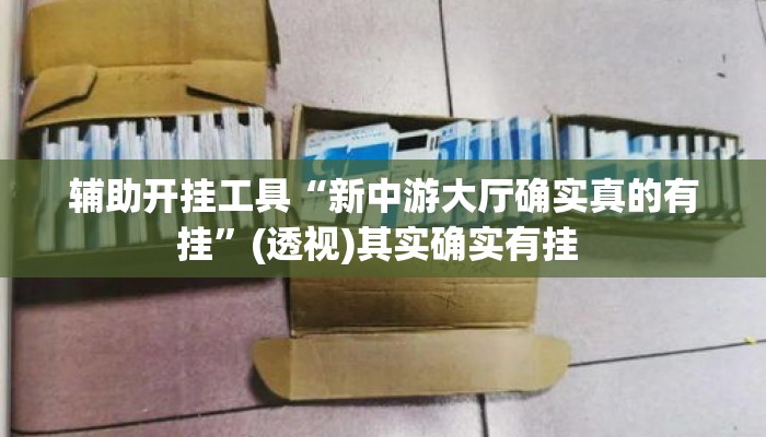 辅助开挂工具“新中游大厅确实真的有挂	”(透视)其实确实有挂 