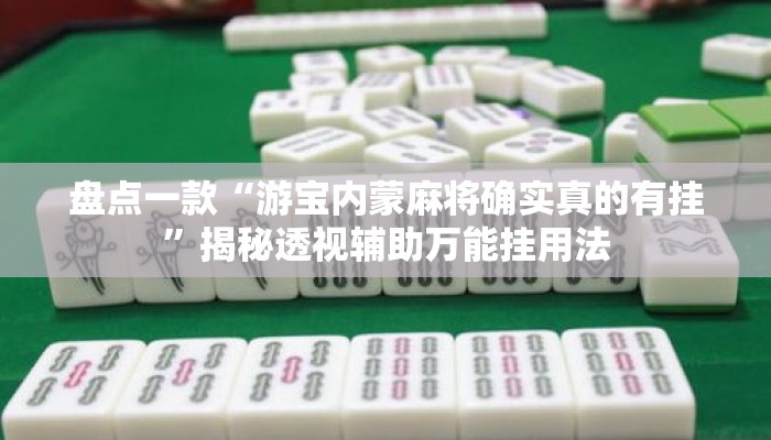 盘点一款“游宝内蒙麻将确实真的有挂	”揭秘透视辅助万能挂用法