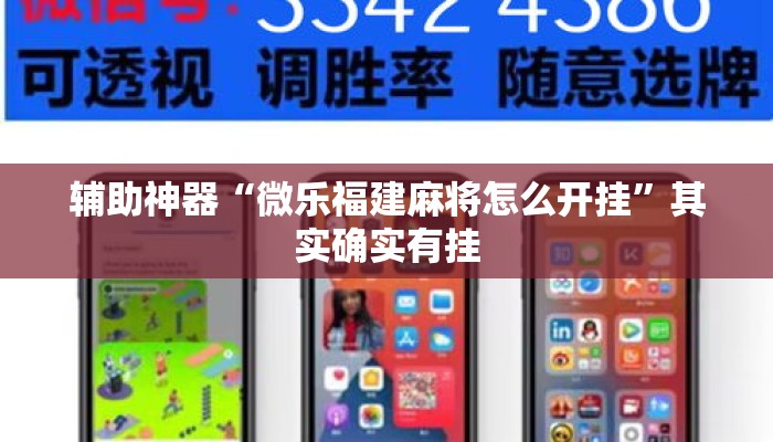 辅助神器“微乐福建麻将怎么开挂	”其实确实有挂
