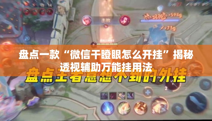 盘点一款“微信干瞪眼怎么开挂	”揭秘透视辅助万能挂用法