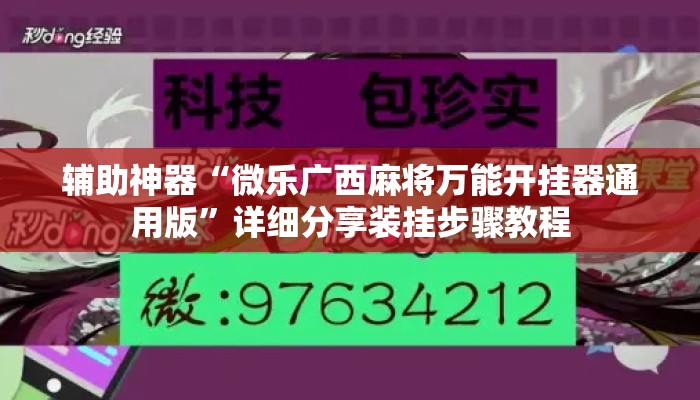 辅助神器“微乐广西麻将万能开挂器通用版	”详细分享装挂步骤教程