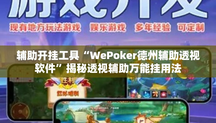 辅助开挂工具“WePoker德州辅助透视软件”揭秘透视辅助万能挂用法