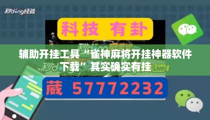 辅助开挂工具“雀神麻将开挂神器软件下载”其实确实有挂