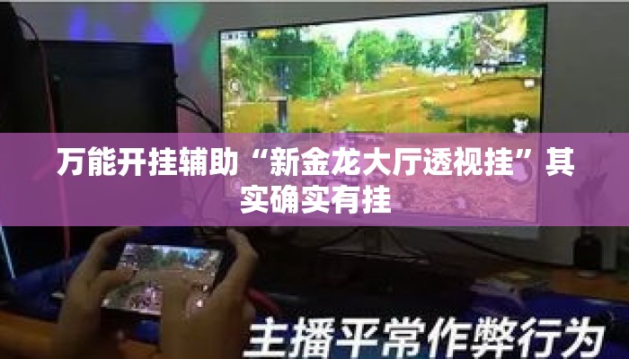 万能开挂辅助“新金龙大厅透视挂”其实确实有挂