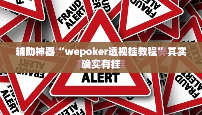 辅助神器“wepoker透视挂教程”其实确实有挂