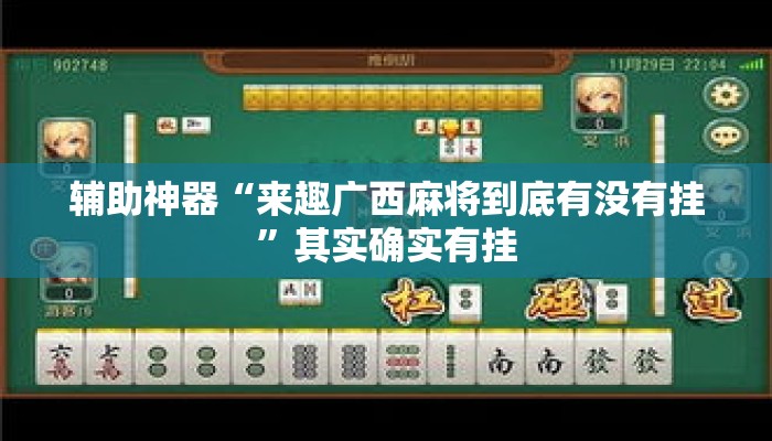 辅助神器“来趣广西麻将到底有没有挂	”其实确实有挂