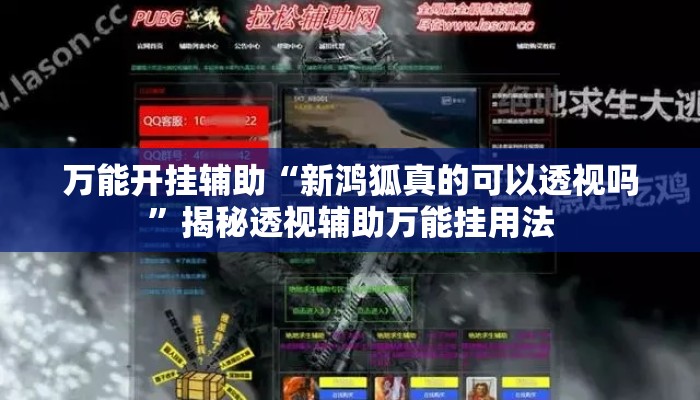 万能开挂辅助“新鸿狐真的可以透视吗”揭秘透视辅助万能挂用法
