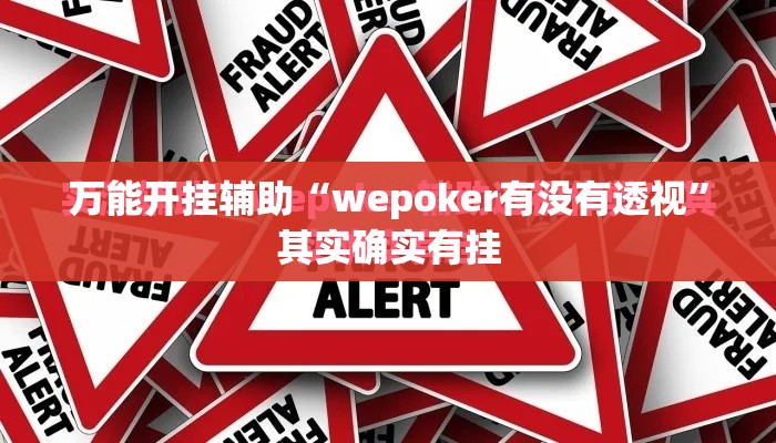 万能开挂辅助“wepoker有没有透视”其实确实有挂