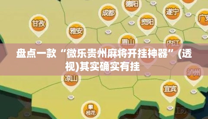 盘点一款“微乐贵州麻将开挂神器”(透视)其实确实有挂 