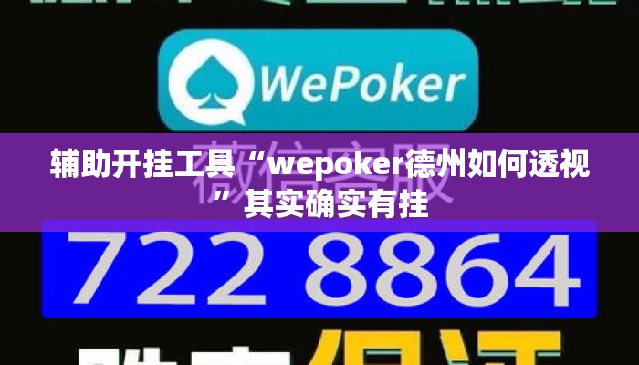 辅助开挂工具“wepoker德州如何透视	”其实确实有挂