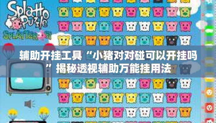 辅助开挂工具“小猪对对碰可以开挂吗	”揭秘透视辅助万能挂用法