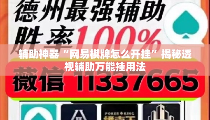 辅助神器“网易棋牌怎么开挂”揭秘透视辅助万能挂用法