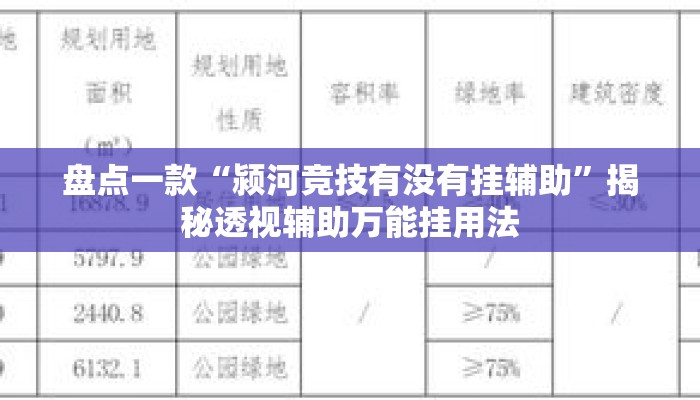 盘点一款“颍河竞技有没有挂辅助	”揭秘透视辅助万能挂用法