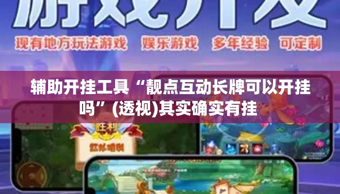 辅助开挂工具“靓点互动长牌可以开挂吗”(透视)其实确实有挂 