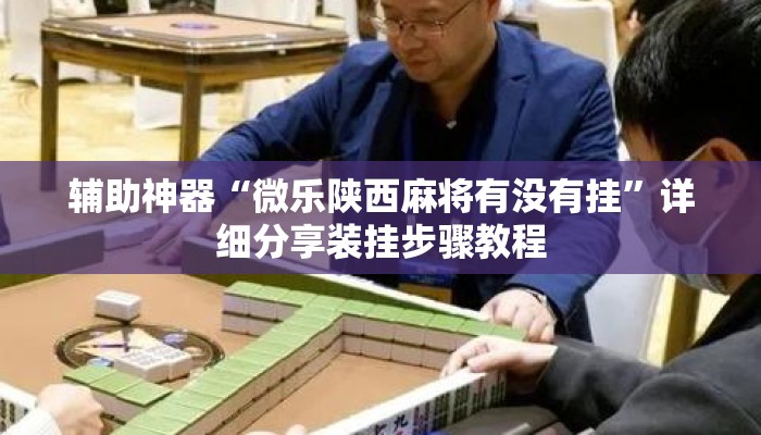 辅助神器“微乐陕西麻将有没有挂”详细分享装挂步骤教程