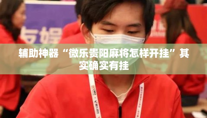 辅助神器“微乐贵阳麻将怎样开挂	”其实确实有挂