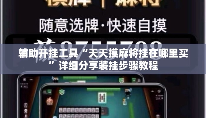 辅助开挂工具“天天摸麻将挂在哪里买”详细分享装挂步骤教程