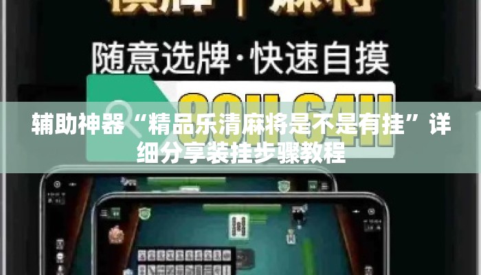 辅助神器“精品乐清麻将是不是有挂”详细分享装挂步骤教程