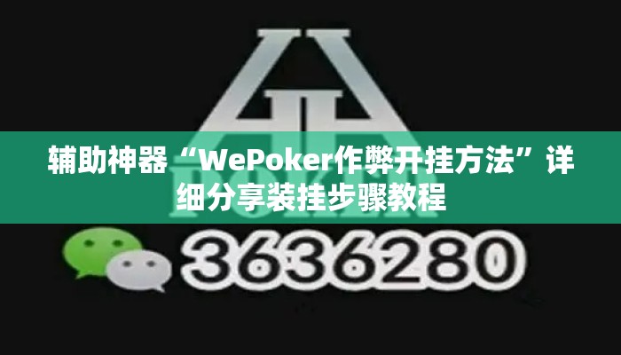 辅助神器“WePoker作弊开挂方法”详细分享装挂步骤教程