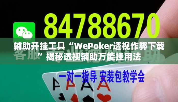 辅助开挂工具“WePoker透视作弊下载”揭秘透视辅助万能挂用法