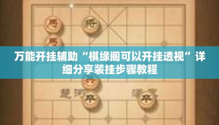 万能开挂辅助“棋缘阁可以开挂透视”详细分享装挂步骤教程