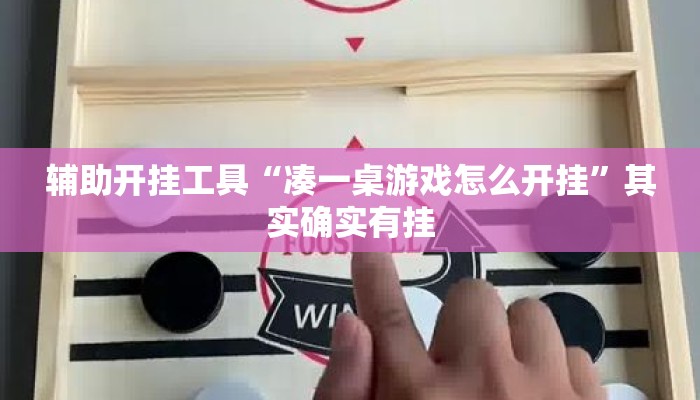 辅助开挂工具“凑一桌游戏怎么开挂”其实确实有挂