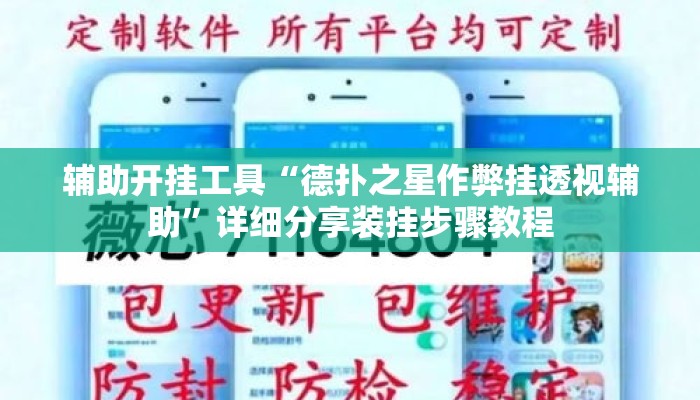 辅助开挂工具“德扑之星作弊挂透视辅助”详细分享装挂步骤教程