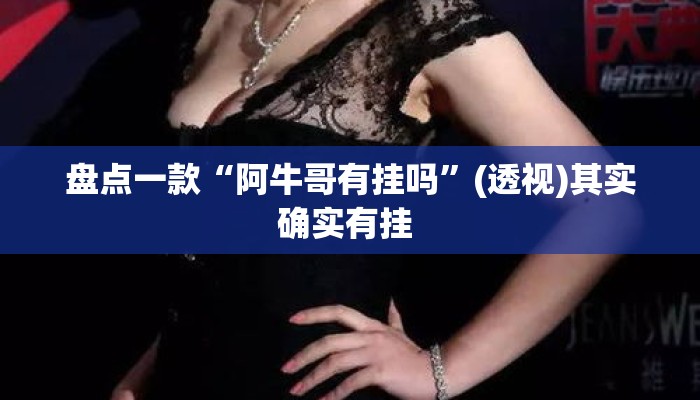盘点一款“阿牛哥有挂吗”(透视)其实确实有挂 