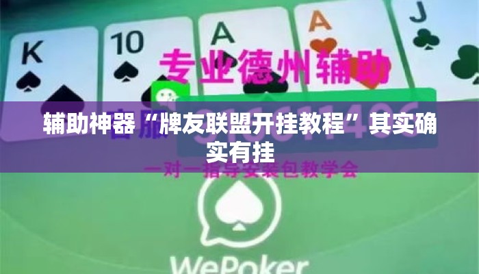 辅助神器“牌友联盟开挂教程	”其实确实有挂